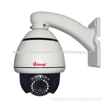 10x optical focus 256 presets mini IR high speed dome camera, 1/3" Sony CCD 700TVL